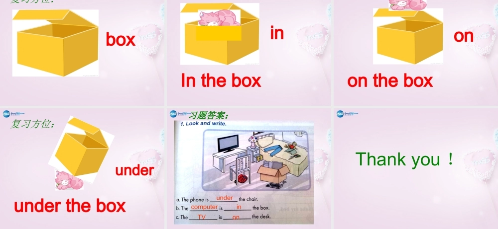 四年级英语上册《Lesson 8 TV and Phone》课件2 冀教版