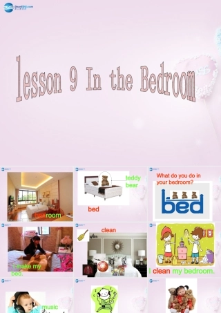 四年级英语上册《Lesson 9 In the Bedroom》课件3 冀教版