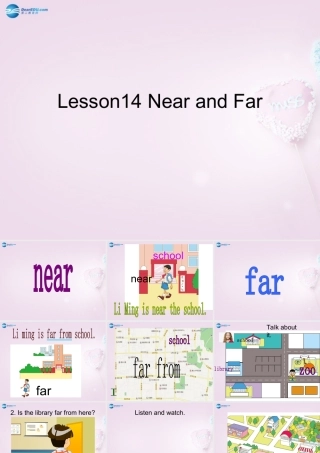 四年级英语上册《Lesson 14 Near and far》课件1 冀教版