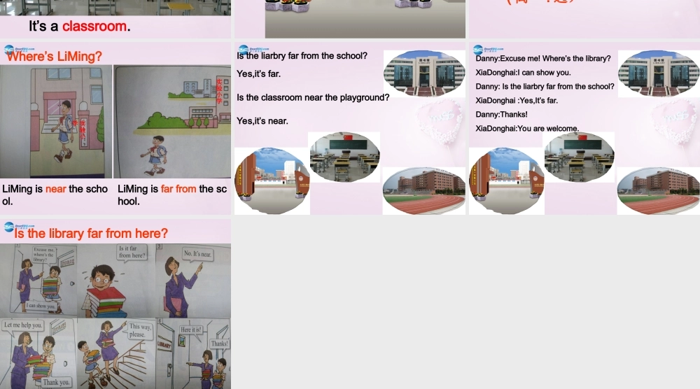 四年级英语上册《Lesson 14 Near and far》课件2 冀教版