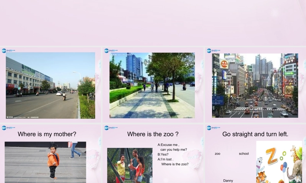 四年级英语上册《Lesson 15 In the city》课件 冀教版