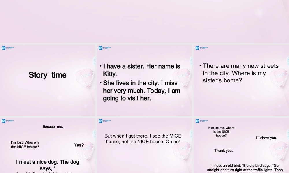 四年级英语上册《Lesson 18 Lost in the city》课件 冀教版