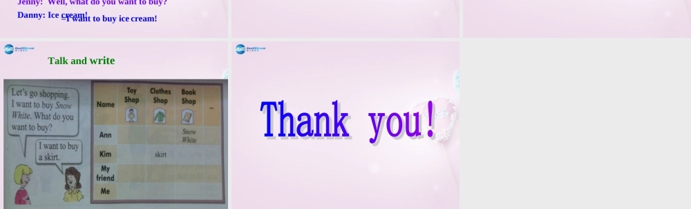 四年级英语上册《Lesson 19 Let’s go shopping》课件3 冀教版