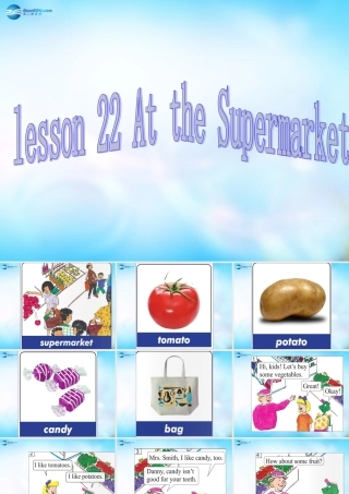 四年级英语上册《Lesson 22 At the supermarket》课件2 冀教版