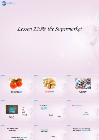 四年级英语上册《Lesson 22 At the supermarket》课件3 冀教版