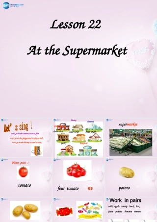 四年级英语上册《Lesson 22 At the supermarket》课件4 冀教版