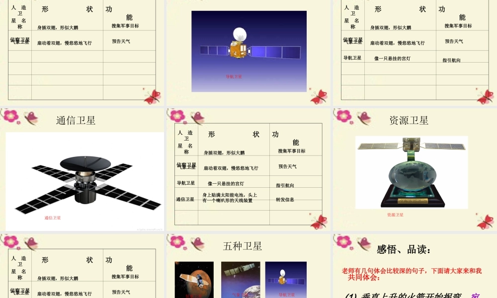 四年级语文下册 第3单元 9《卫星比武》课件5 语文S版-语文S版小学四年级下册语文课件