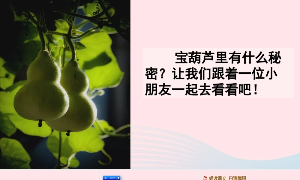 四年级语文下册 第八单元 25《宝葫芦的秘密（节选）》教学课件 新人教版-新人教级下册语文课件