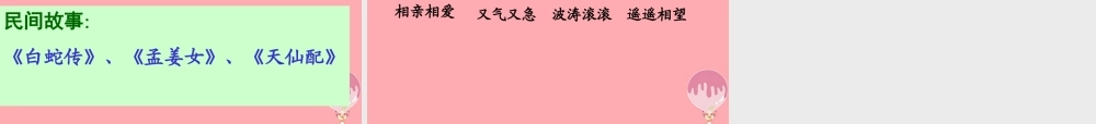 四年级语文上册 第七单元 牵牛星和织女星课件1 湘教版-湘教版小学四年级上册语文课件