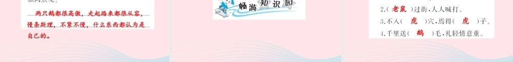 四年级语文上册 第四组 14 白公鹅习题课件 新人教版-新人教版小学四年级上册语文课件