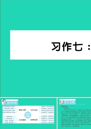 四年级语文上册 第七单元 习作七：写信作业课件 新人教版-新人教版小学四年级上册语文课件