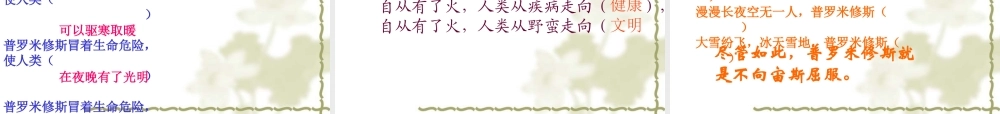 四年级语文下册 第八单元 31 普罗米修斯课件 新人教版-新人教版小学四年级下册语文课件