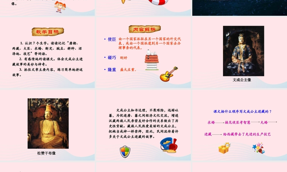 四年级语文下册 第八单元 第30课 文成公主进藏课件 新人教版-新人教版小学四年级下册语文课件