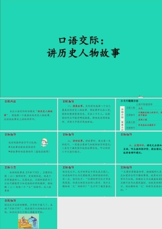 四年级语文上册 第八单元 口语交际 讲历史人物故事课件 新人教版-新人教版小学四年级上册语文课件
