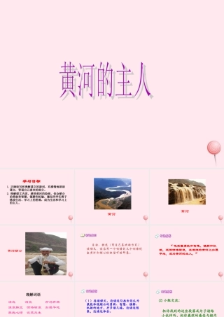 四年级语文下册 第八单元 第31课《黄河的主人》课件 西师大版-西师大版小学四年级下册语文课件