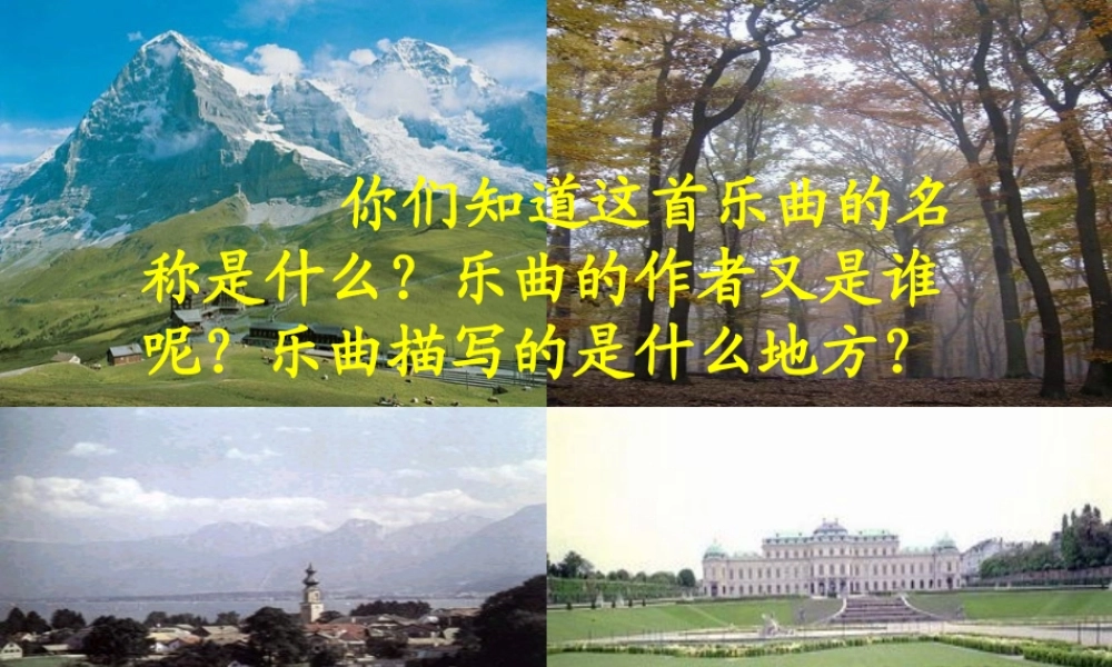 四年级语文下册 第4单元 19《音乐之都维也纳》课件1 沪教版-沪教版小学四年级下册语文课件