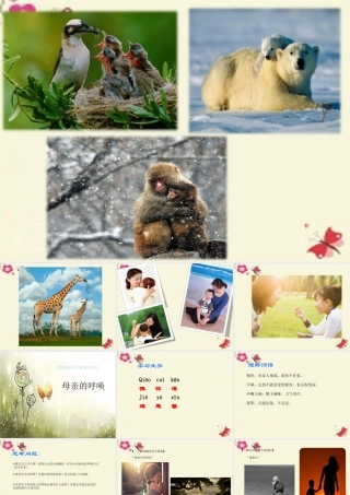 四年级语文下册 第5单元 20《母亲的呼唤》课件5 语文S版-语文S版小学四年级下册语文课件