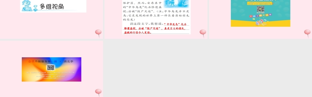 四年级语文上册 第八组 31 飞向蓝天的恐龙（第2课时）习题课件 新人教版-新人教版小学四年级上册语文课件