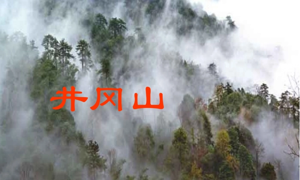 四年级语文上册《井冈山》课件3 语文A版-语文A版小学四年级上册语文课件