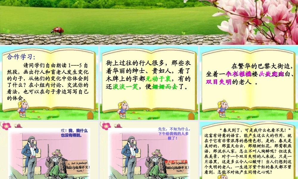 四年级语文下册 第6单元 22《语言的魅力》课件5 语文S版-语文S版小学四年级下册语文课件