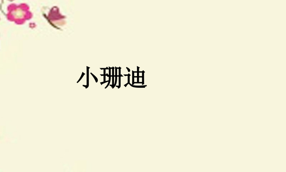 四年级语文下册 第6单元 27《小珊迪》课件1 沪教版-沪教版小学四年级下册语文课件