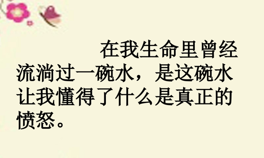 四年级语文下册 第6单元 29《真正的愤怒》课件5 沪教版-沪教版小学四年级下册语文课件
