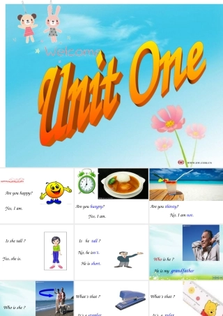 开心英语四年级上册 Unit 1(6)课件 广东版