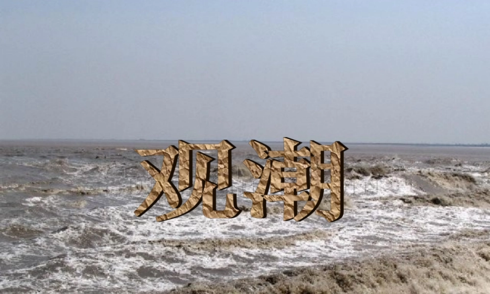 四年级语文上册 第五单元 21《观潮》同步优质课件 冀教版-冀教版小学四年级上册语文课件