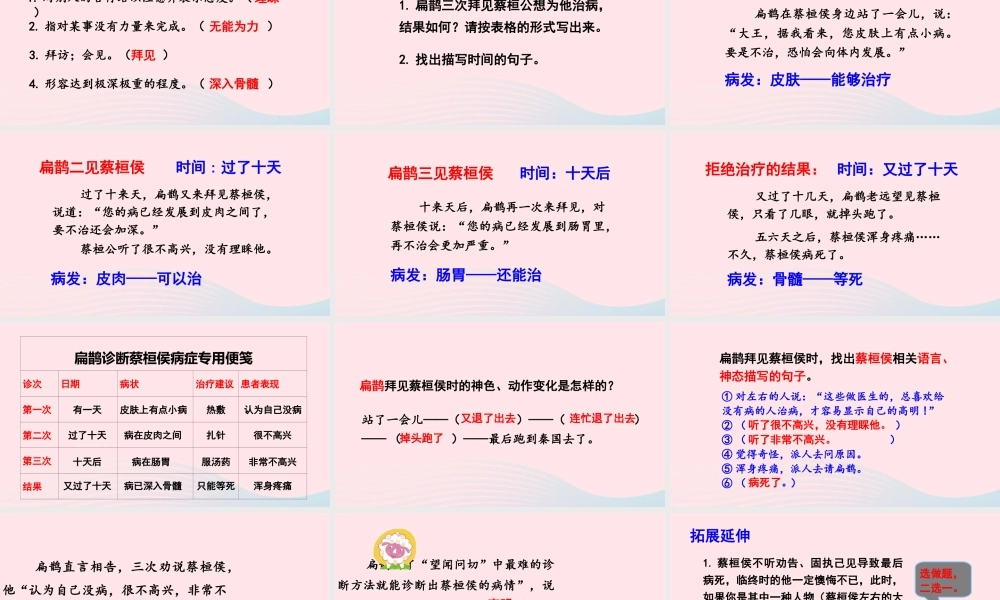 文上册 第八单元 27 故事二则课件