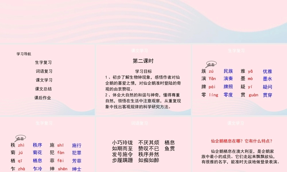 四年级语文上册 第五单元 25《准时的登陆表演》（第2课时）优秀课件 冀教版-冀教版小学四年级上册语文课件