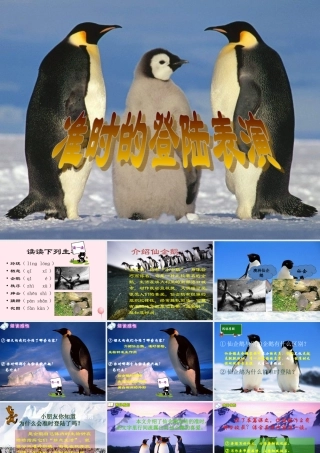 四年级语文上册 第五单元 25《准时的登陆表演》同步优质课件 冀教版-冀教版小学四年级上册语文课件