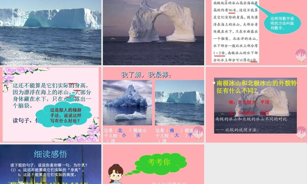 四年级语文上册 第三单元 漂浮的山课件2 西师大版-西师大版小学四年级上册语文课件