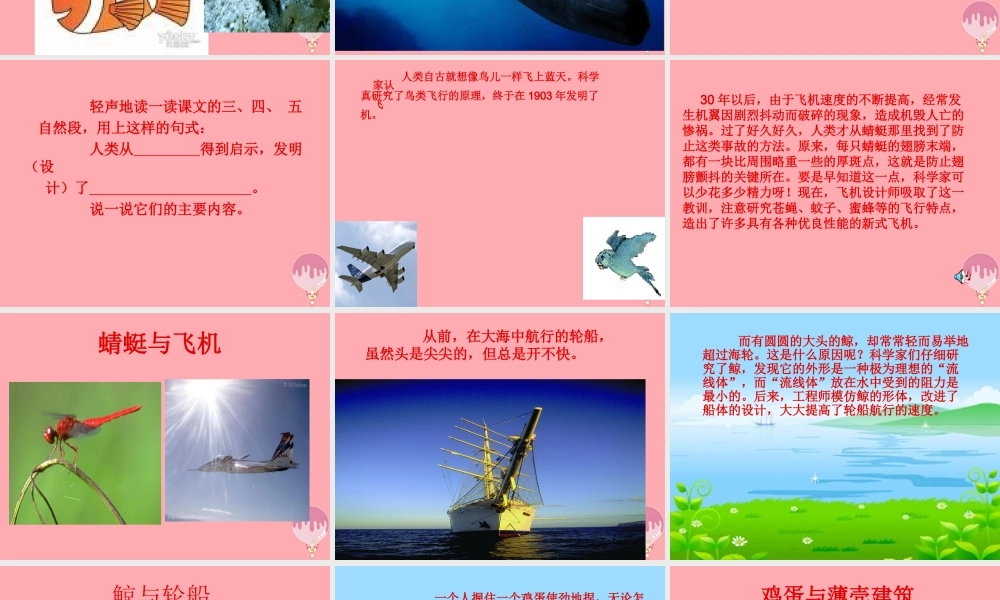 四年级语文上册 第三单元 人类的“老师”课件1 湘教版-湘教版小学四年级上册语文课件