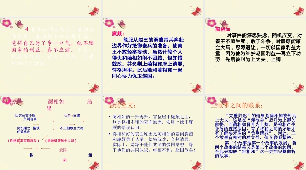 四年级语文下册 第7单元 35《将相和》课件3 沪教版-沪教版小学四年级下册语文课件