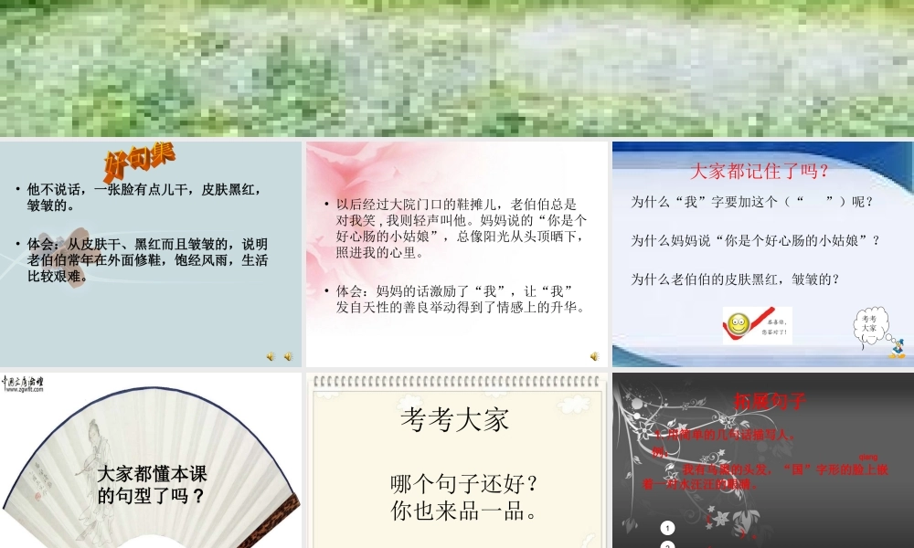 四年级语文上册 第三单元 阳光洒下来课件3 鄂教版-鄂教版小学四年级上册语文课件