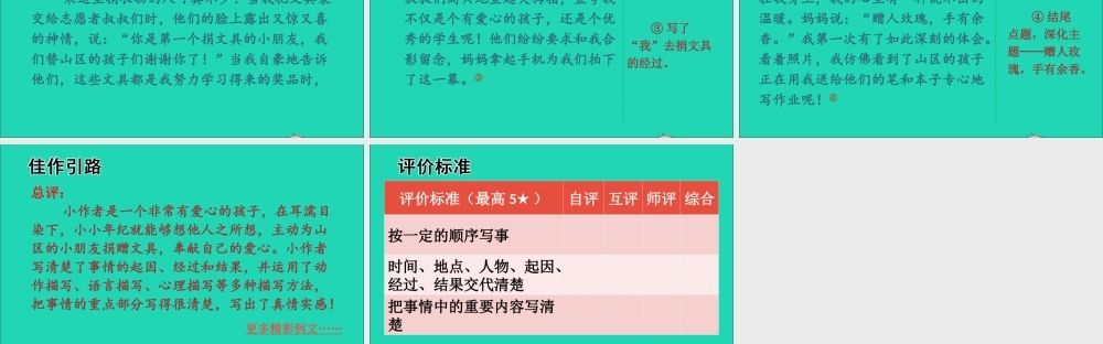 四年级语文上册 第五单元 习作 生活万花筒课件 新人教版-新人教版小学四年级上册语文课件