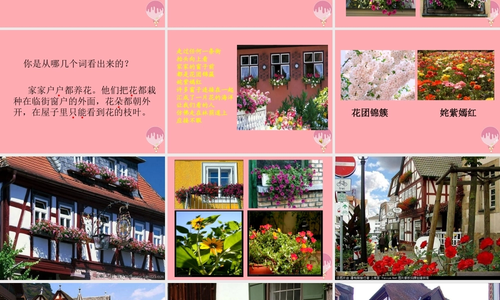 四年级语文上册 第三单元 自己的花是让别人看的课件3 鄂教版-鄂教版小学四年级上册语文课件