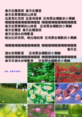 四年级语文下册 第五单元 17 触摸春天课件 新人教版-新人教版小学四年级下册语文课件