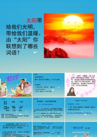 四年级语文下册 12《番茄太阳》课件 苏教版-苏教版小学四年级下册语文课件