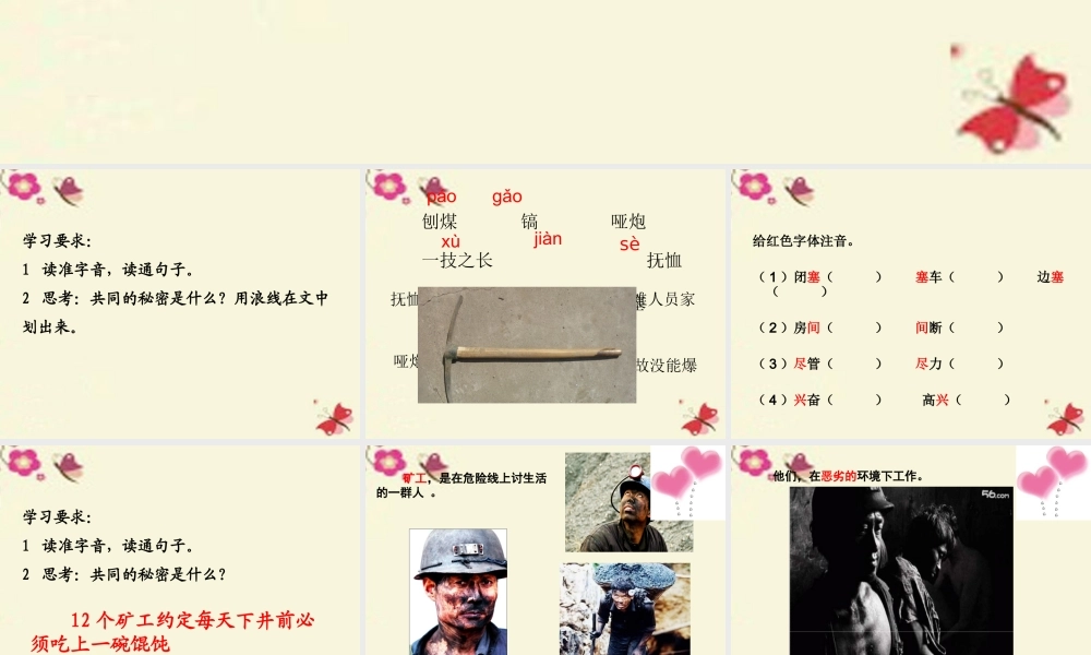 四年级语文下册 第8单元 37《共同的秘密》课件2 沪教版-沪教版小学四年级下册语文课件