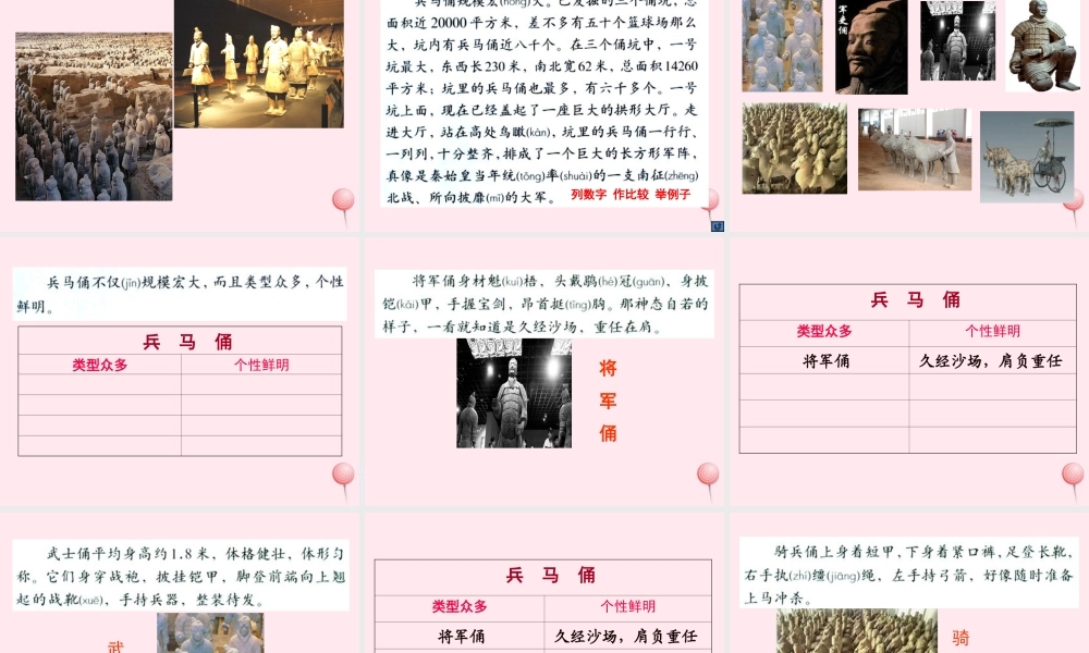 四年级语文上册 第五组 19《秦兵马俑》课堂教学课件1 新人教版-新人教版小学四年级上册语文课件