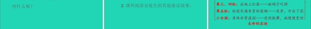 四年级语文上册 第二单元 5《一个豆荚里的五粒豆》课件