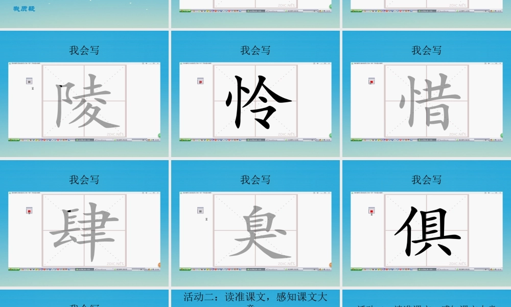 四年级语文下册 17 生命的壮歌课件1 苏教版-苏教版小学四年级下册语文课件