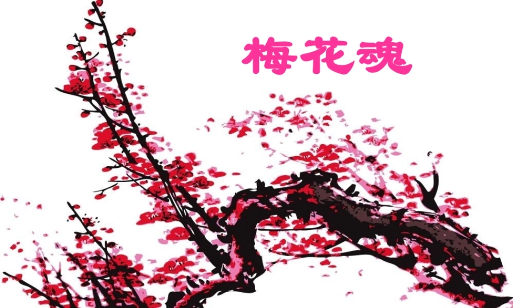 四年级语文上册 第六单元 22《梅花魂》参考课件 鲁教版-鲁教版小学四年级上册语文课件