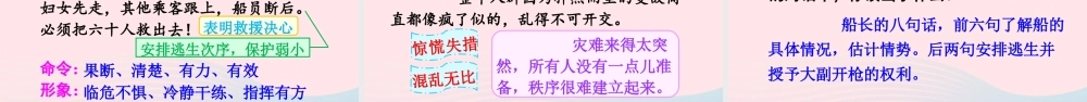四年级语文下册 第七单元 23《诺曼底号遇难记》课件 新人教版-新人教版小学四年级下册语文课件