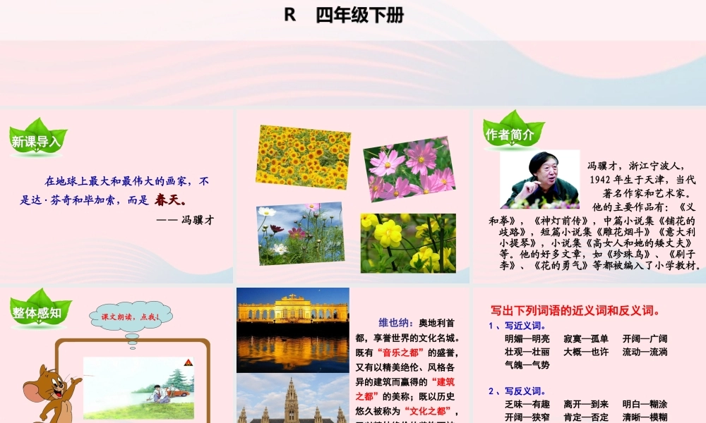 四年级语文下册 第五单元 第20课 花的勇气课件 新人教版-新人教版小学四年级下册语文课件