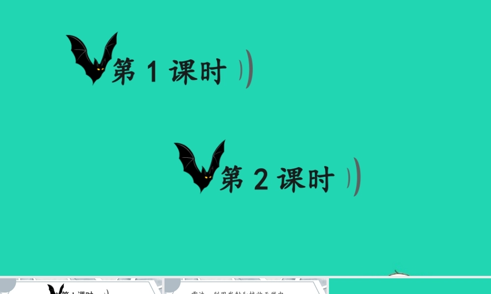 四年级语文上册 第二单元 6《夜间飞行的秘密》课件