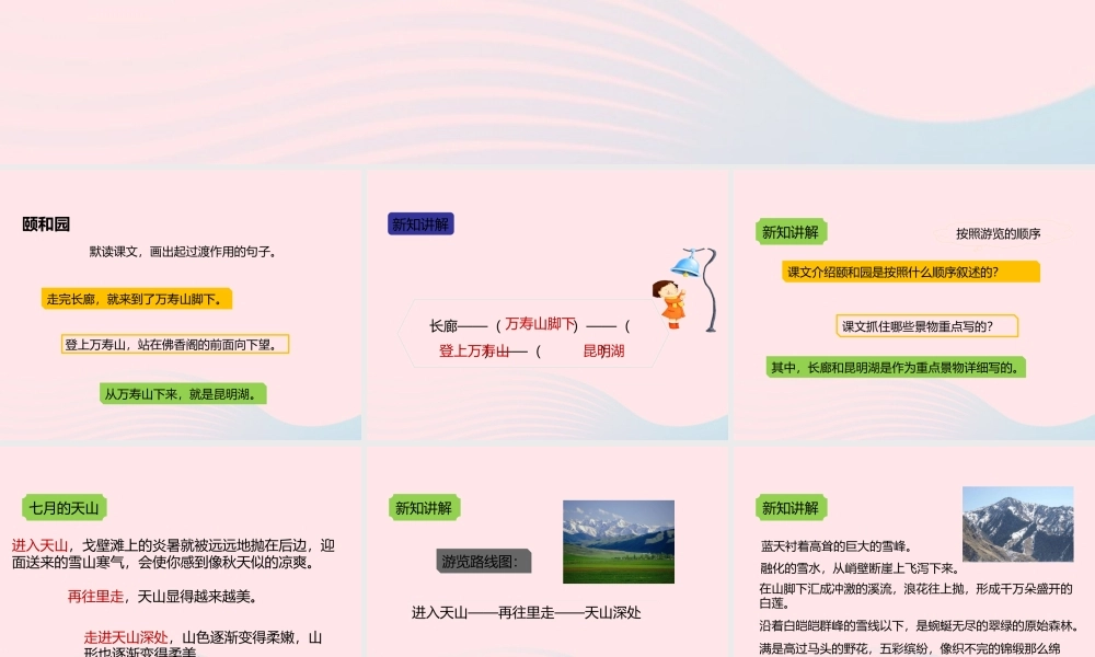 四年级语文下册 第五单元《习作 游       》课件 新人教版-新人教版小学四年级下册语文课件
