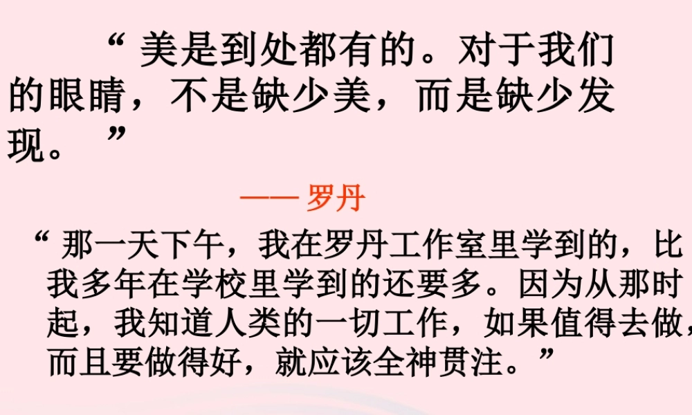 四年级语文下册 第七单元 25《全神贯注》课堂教学课件3 新人教版-新人教版小学四年级下册语文课件