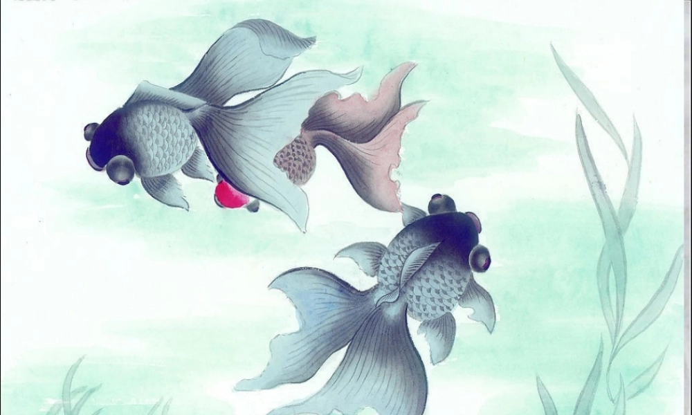 四年级语文下册 第七单元 26《鱼游到了纸上》课堂教学课件3 新人教版-新人教版小学四年级下册语文课件